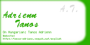 adrienn tanos business card